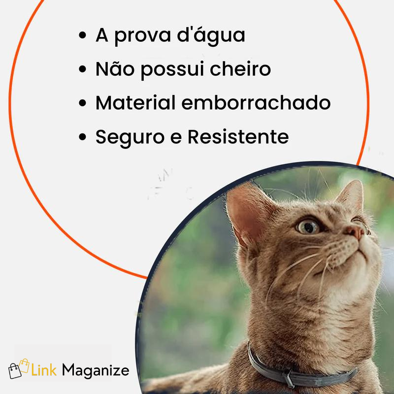 Colar SafePet anti-Pulgas e carrapatos (08 meses de proteção)